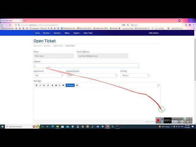 How to Open a Ticket on Ded9 com?(MH)