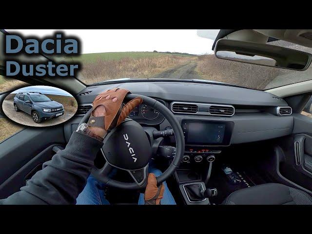 2023 Dacia Duster TCe 150 EDC | dirt road POV test drive | new logo
