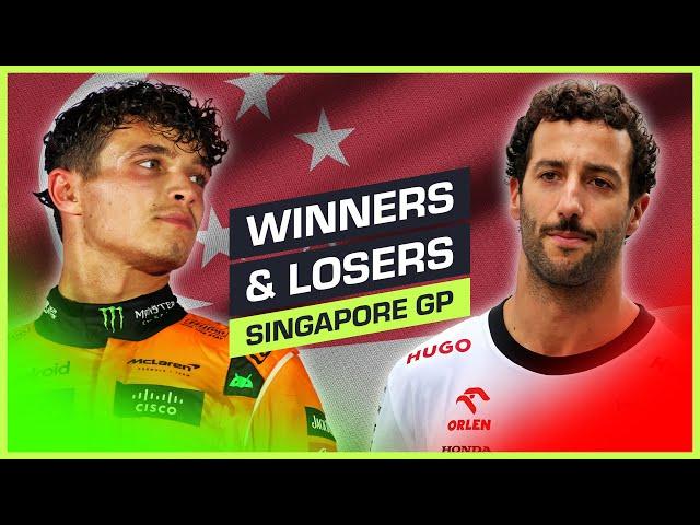 Lando Norris Conquers Demon and Goodbye Daniel Ricciardo? Singapore GP | Winners and Losers