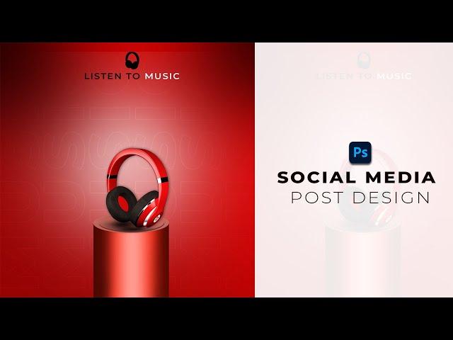 Gadget Product Design | Social Media Post | Photoshop Tutorial