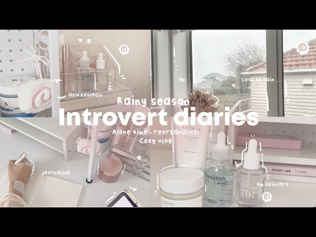 Introvert diaries *VLOG* ⋆౨ৎ˚⟡˖ || rainy season, alone time , reorganising,