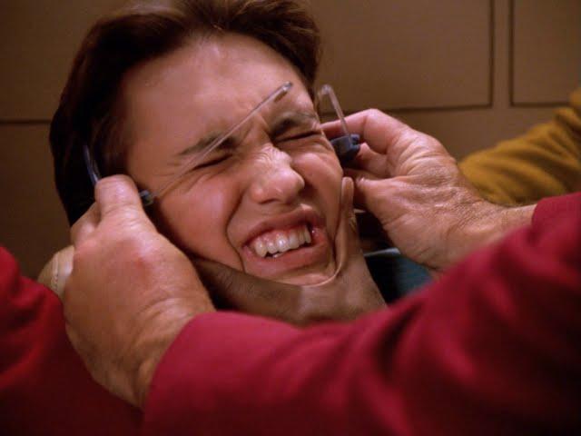 Wesley Crusher Brainwashed and then Deprogrammed with Strobe Light on Star Trek TNG