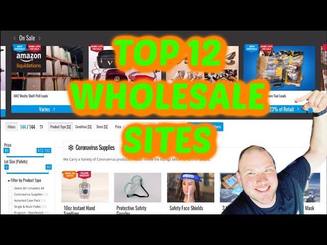 TOP 12 AMAZING Wholesale & Pallet Inventory Sites