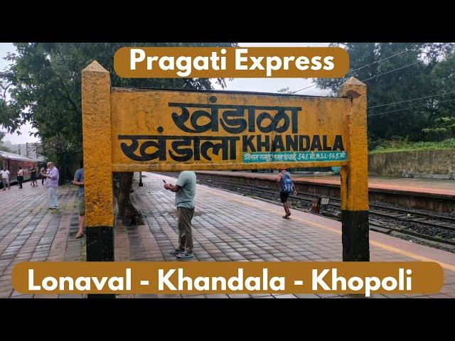 Lonavala Khopoli Ghat View By Pragati Express | Travfoodie