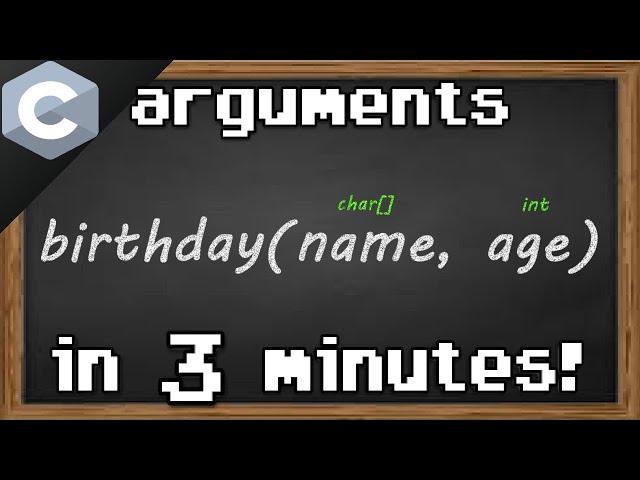 C arguments 