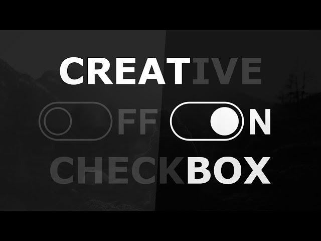 CSS Creative Checkbox Design | Html CSS Tutorial