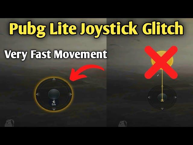 Joystick Glitch In pubg lite Very Fast Move .BGMI Lite