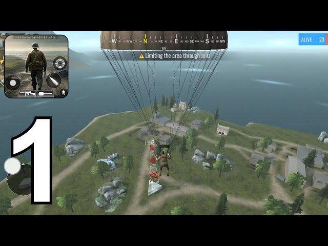 WW2 Battle Royale : War Heroes - Gameplay Walkthrough | Part 1 - Tutorial (iOS, Android)