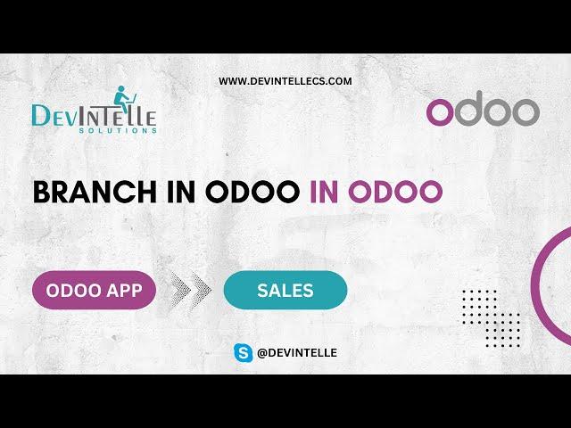 How To Branch in Odoo | #Odoo | #Odooapps