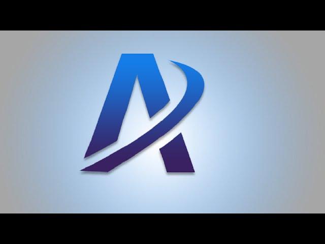 Photoshop Tutorial - A Letter Logo Design - Adobe Photoshop CC Tutorial