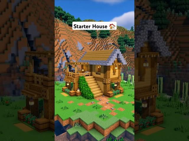 Minecraft Survival STARTER House  #minecraft