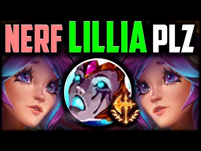 LILLIA IS LEGIT TOO STRONG (90% WR BUILD) - How to Play Lillia Jungle & Carry Low Elo S14