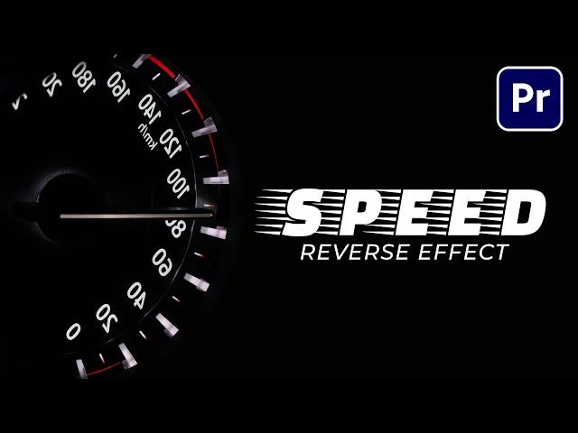 Smooth Speed Reverse Effect in Premiere Pro - Speed Ramping