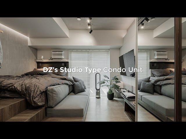 DZ’s Studio Type Condo Unit | A 35 sqm Industrial Minimalist Condo Unit in Pasig City.