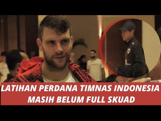 MOMEN USAI TIMNAS INDONESIA LATIHAN PERDANA JELANG LAWAN JEPANG DI GBK