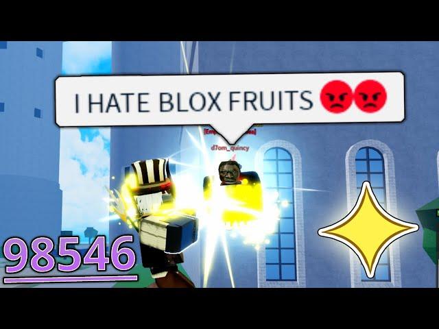 Light is TOO OVERPOWERED For Blox FRUITS..