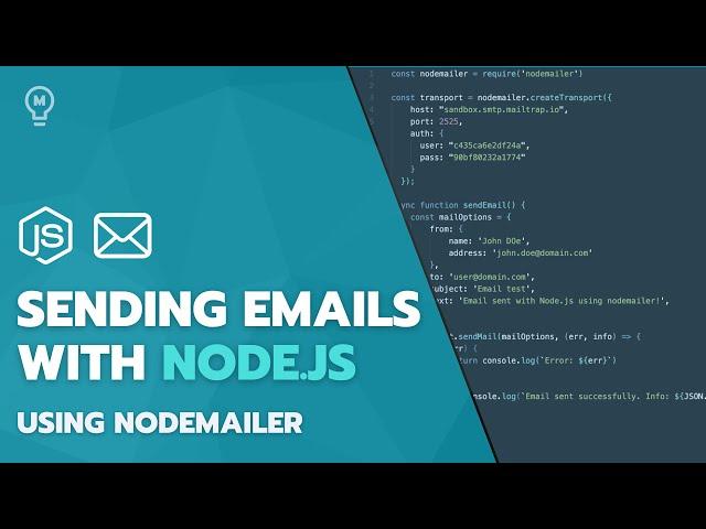 Sending emails with Node.js using Nodemailer