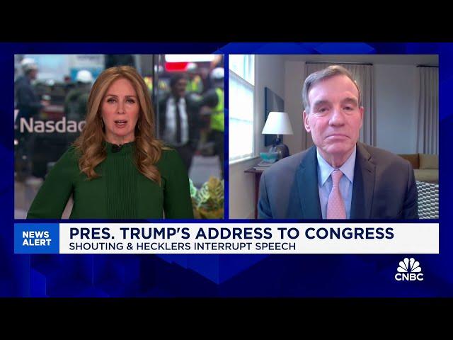 Sen. Mark Warner on second Trump term: We've got chaos on steroids