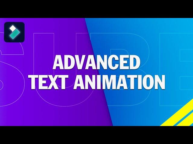 Motion Graphics Text Animation on Filmora 13