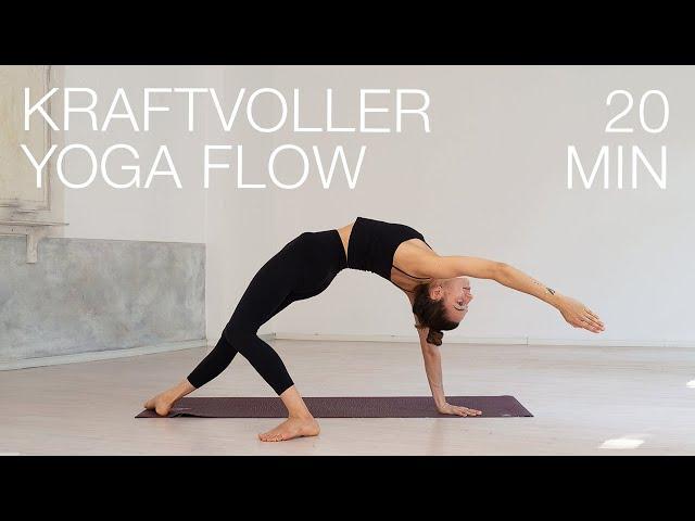 Vinyasa Yoga Quickie | kurz & knackige 20 Min Yoga Flow | Mittelstufe & Fortgeschrittene