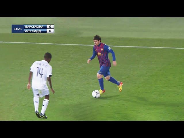 Lionel Messi vs Al Sadd (FCWC) 2011-12 English Commentary HD 1080i