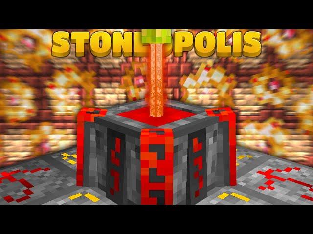 AUTOMATION USING BLOOD LASERS! EP2 | Minecraft Stoneopolis [Modded 1.20.1 Questing Stoneblock]