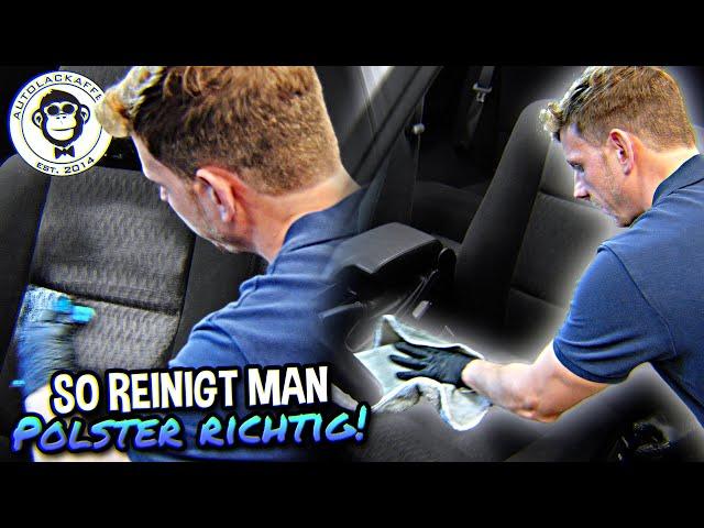 Stained car seat cleaning for home! | AUTOLACKAFFEN