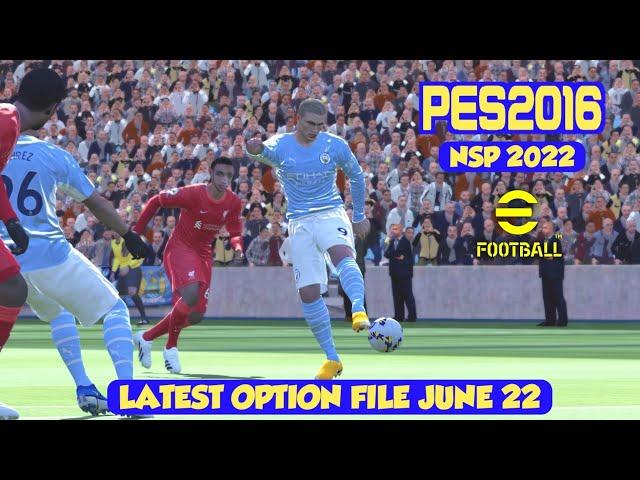 PES 2016 NEXT SEASON PATCH 22 | MANCHESTR CITY VS LIVERPOOL | UPDATE LATEST O.F JUNE 2022 | GAMEPLAY