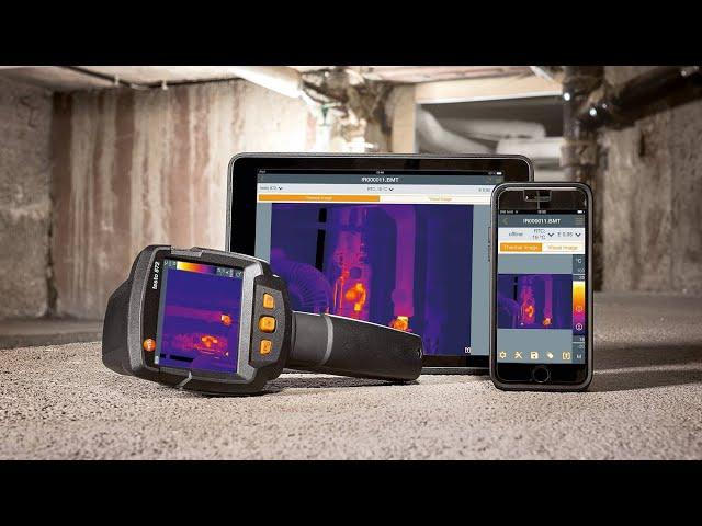 How to use the testo Thermography App