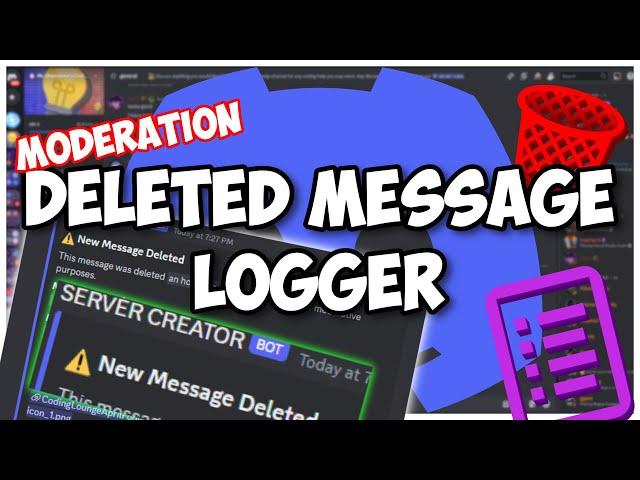 [NEW] - How to make a DELETED MESSAGE LOGGER system for your Discord Bot! || Discord.js V14