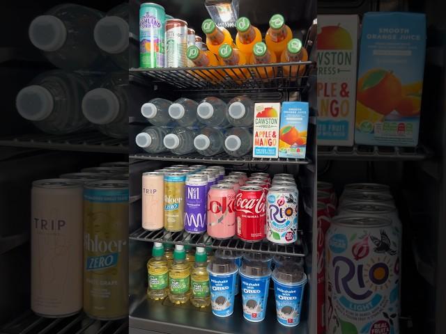 restock the drinks fridge with me! ️ #restock #asmr #satisfying #refill #fridgeorganization