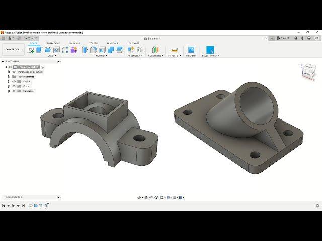 Bien débuter sur Fusion 360 avec ces deux exemples simples