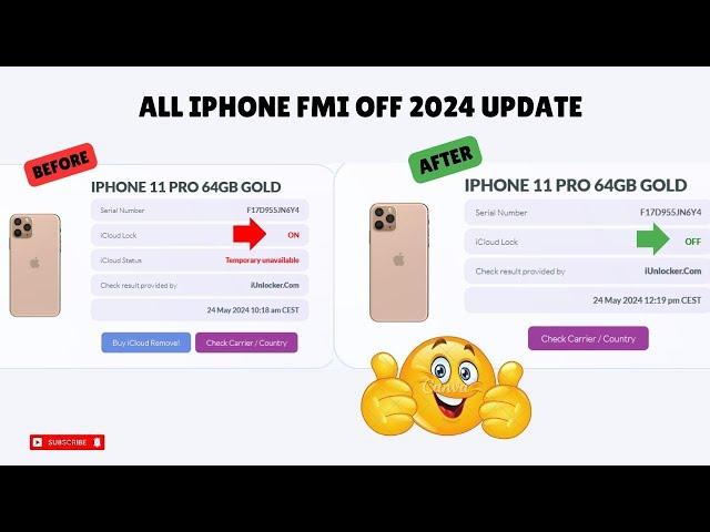 ALL iPhone OFF FMI in Open Menu 2024 Update ️ || Iphone 5S to 15 Pro Max OFF Find My Iphone