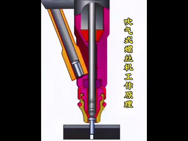 Working principle of air-blowing screw tightening machine  #Screw tightening machine #Screw Machine