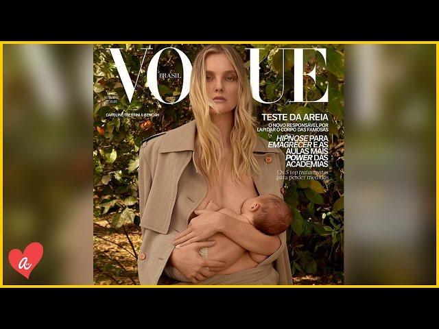 Breastfeeding Model Makes the Cover of Vogue Brazil | JWOWW GUEST HOSTS