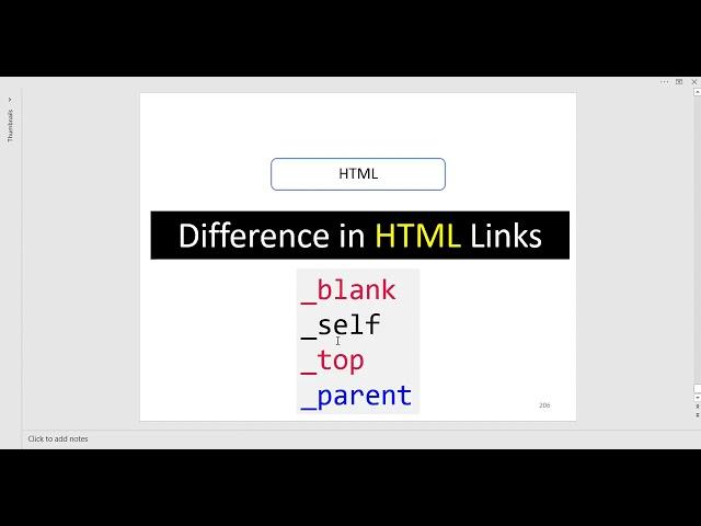 #12 HTML Links   blank   self   top   parent Where to Open the Page or Link Best Examples