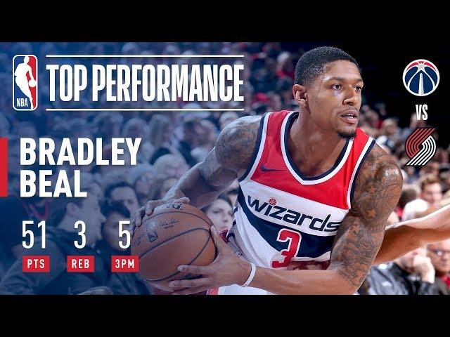 Bradley Beal Goes OFF For a Career-High 51 Points | December 5, 2017