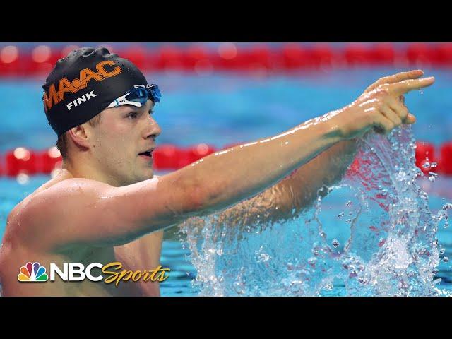 Nic Fink takes home second National title in as many nights in Indy | NBC Sports