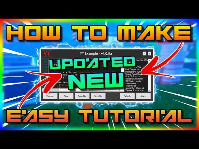 How To Make A Roblox Exploit / Script Executor | Full LUA | Easy Tutorial | *Working 2021*