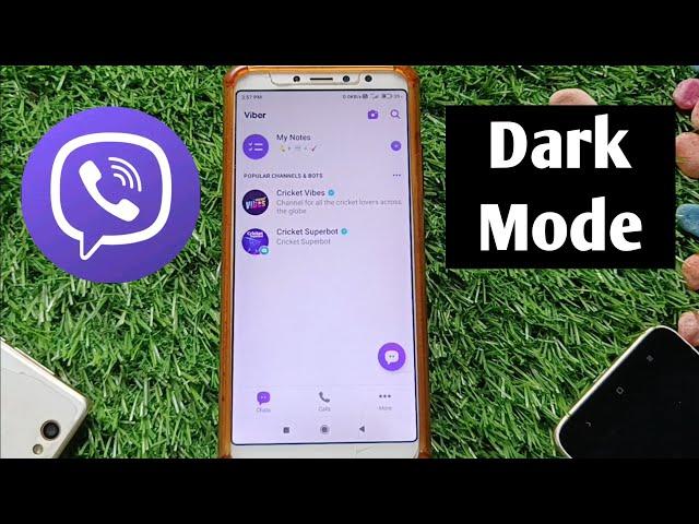 how to enable dark mode in viber app