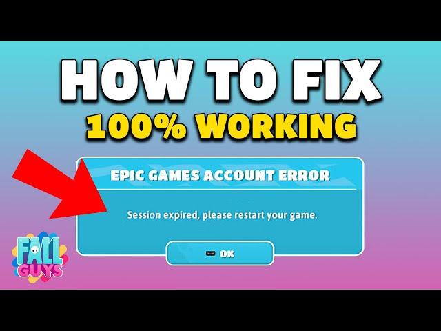 How To Fix Fall Guys Session Expired (SIMPLE WAY!)