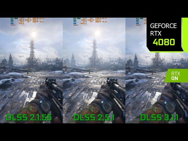 Metro Exodus Enhanced Edition | 4K DLSS 2.5.1 vs DLSS 3.1.1 Image Quality Comparison | RTX 4080