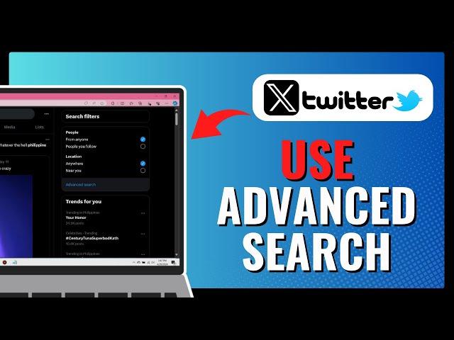 How to Use ADVANCED SEARCH on Twitter 2024!