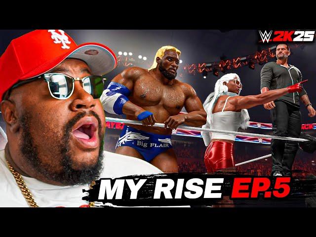 WWE 2K25 MyRise - BIG FLAIR Building The Sickest TEAM