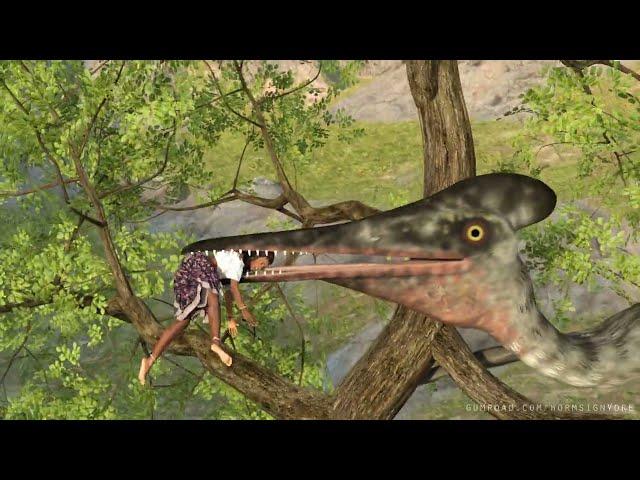 Vore Animation: Pterodactyl Eats Esmeralda