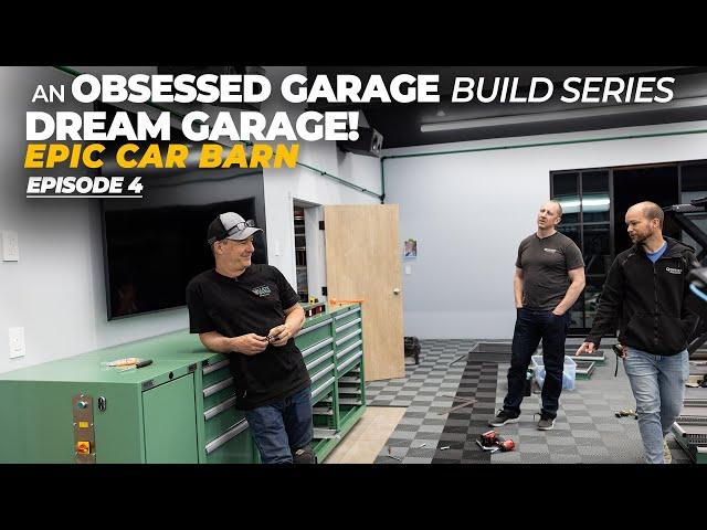 EPIC Car Barn Build Series | A DREAM Custom Garage - E4: MICE In The Cabinets?!