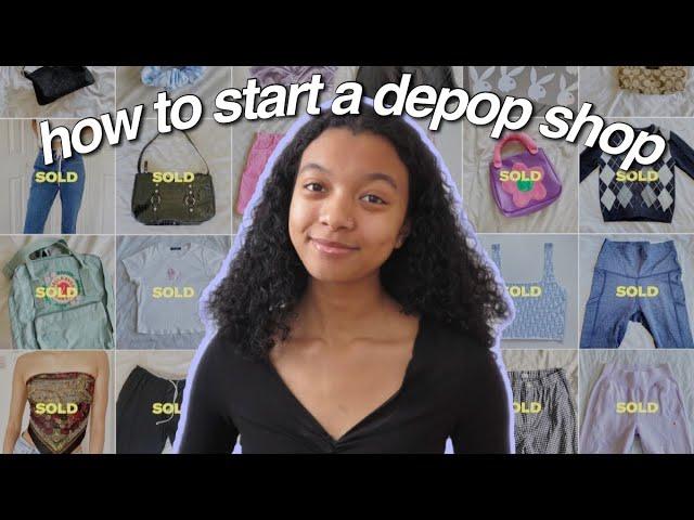 How To Start A Successful Depop Shop For Beginners! Get Sales Fast, Ship Orders And Make Money!