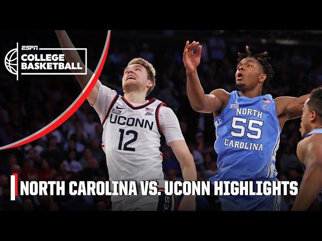 North Carolina Tar Heels vs. UConn Huskies | Jimmy V Classic | Full Game Highlights