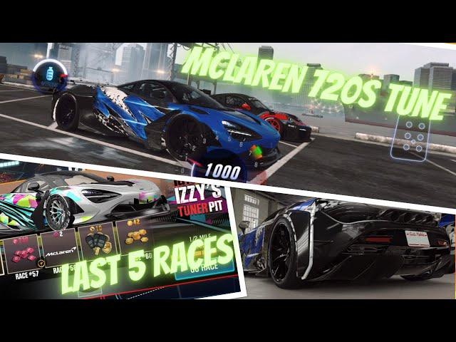 CSR2 | IZZY'S TUNER PIT | Times to Beat, McLaren 720S Tune, Last 5 Races