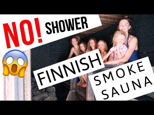 NO shower! OR toilet! FINNISH SMOKE SAUNA